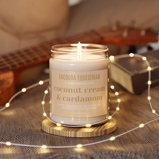 COCONUT CREAM & CARDAMOM SOY CANDLE